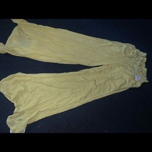 Free people lemon color pants